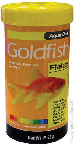Aqua One Goldfish Flake 52G