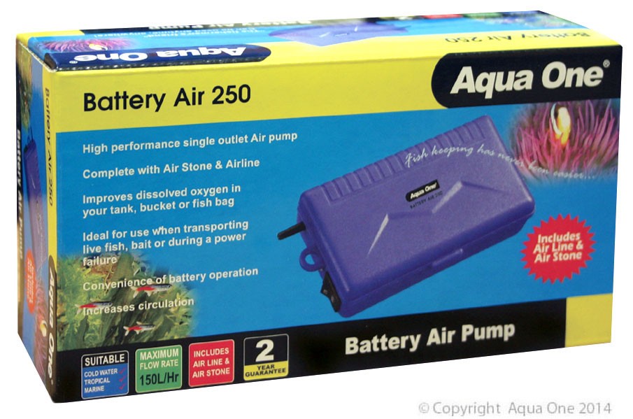 Aqua One Battery Air 250 Portable