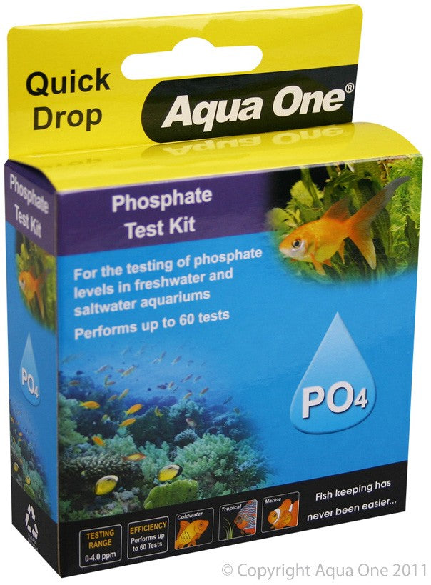 Aqua One QuickDrop Phosphate PO4 Test Kit