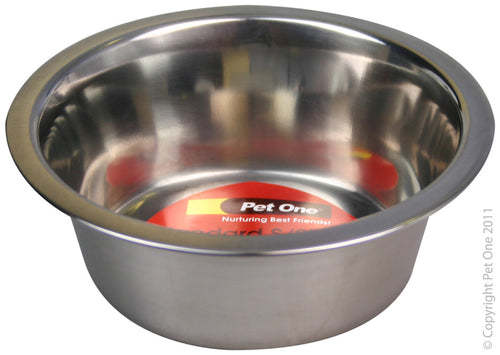 Pet One Bowl Standard Stainless Steel 350ml