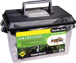 Repti One Cricket Holding Box (L) With Feed Tube