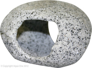 Aqua One Ornament Cave Round (L) 12.5x12x8Cm 12.5x12x8Cm Marble