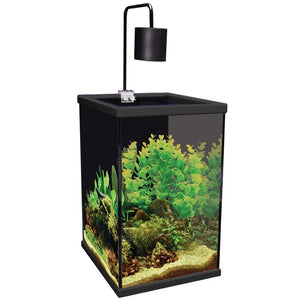 Aqua One Dynamic 58 Aquarium Tank & Cabinet 58L 35cm W x 35cm D x 58/72cm H (Black)*Available in store or local delivery only
