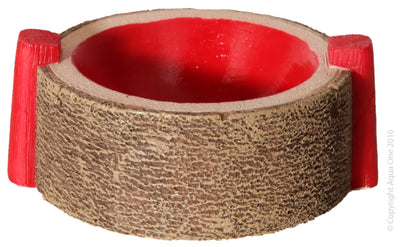 Aqua One Hermit Crab Round Bowl Red 6x7.5x3Cm
