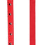 Pet One Collar Leather Single Row Studded Red