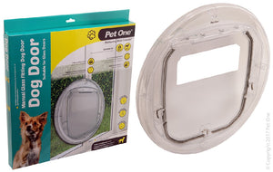 Pet One Dog Door for single  double glazed doors dogs up to 18kg