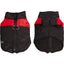 Pet One Doggy Parka With Leash D Rings Red\Black