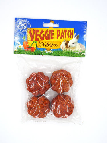 Veggie Patch Nibblers Mini Pumpkins - Pack of 4