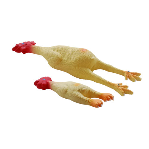 Latex Chicken with squeaker 46cm