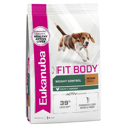 Eukanuba Dog Medium Breed Fit Body Weight Control 3kg
