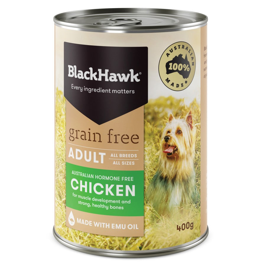 Black Hawk Grain Free Chicken Can 400G