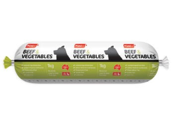 Prime 100 Beef & Vegetables Roll 1kg *Available for Instore Pickup or Local Delivery Only*
