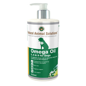 Natural Animal Solutions Omega 3,6 & 9 Oil For Dogs 500 ML