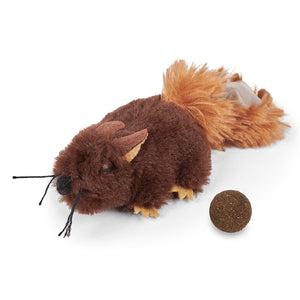Kazoo Cat Toy Squishy Squirrel