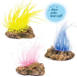Kazoo Soft Grass Coral With Rock Pink & Yellow small