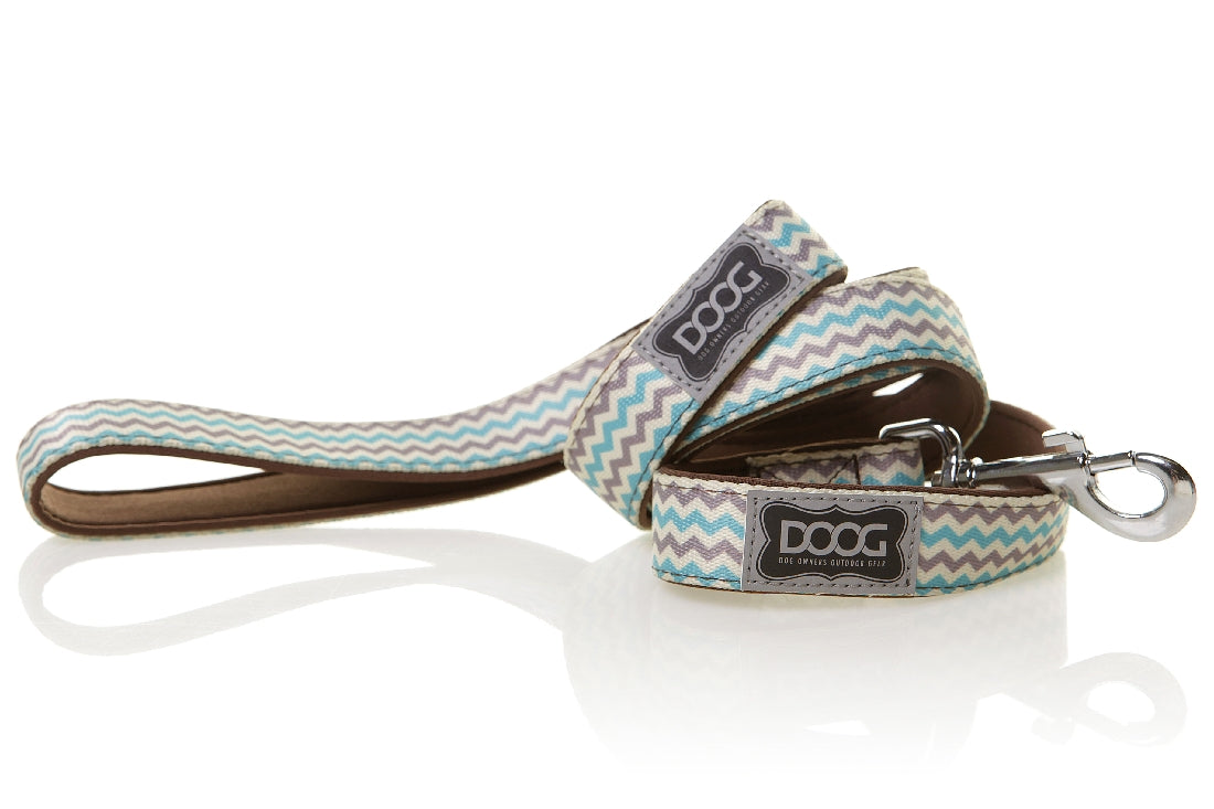 Doog Benji Lead Brown Zig Zag