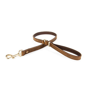 Ezy Dog Leather Lead Oxford Brown 42 inch