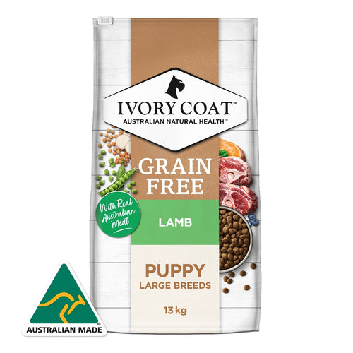 Ivory Coat Puppy Large Breed Lamb & Coconut Oil 13Kg