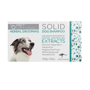 Pet Natural Herbal Grooming Shampoo Bar 100g