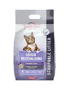 Trouble & Trix Clumping Litter With Lavender 7 Ltr