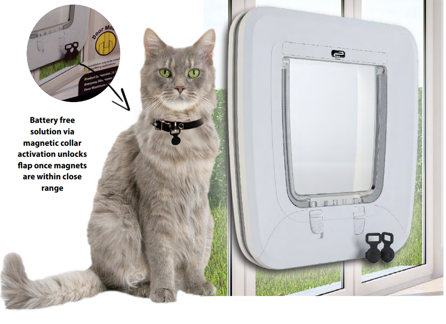 Cat flaps glass doors. We Know Pets