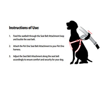 Travelling with dogs? Get the Pet One Seat Belt Attachment to secure them safely - We Know Pets