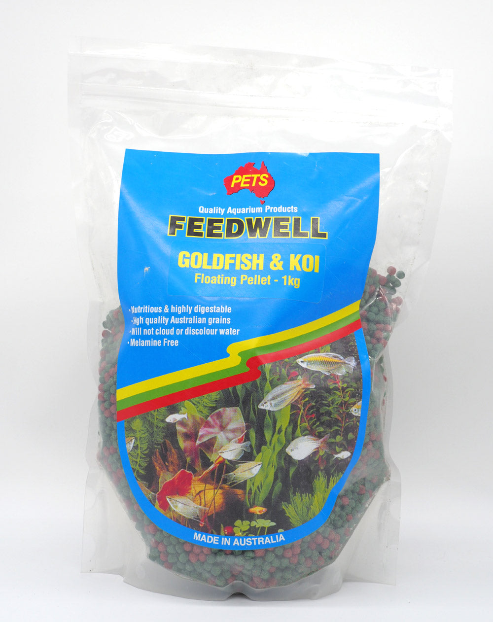 Feedwell Koi And Goldfish Pellets 1Kg Size Baby