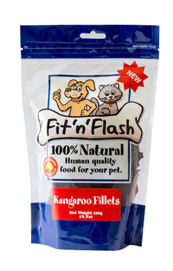 Fit 'n' flash Kangaroo fillets- 120gm $22.95
