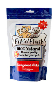 Fit 'n' flash Kangaroo fillets- 120gm $22.95